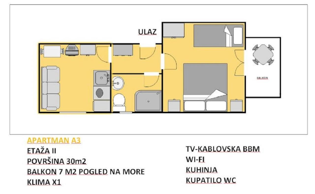 Apartments Djulija Сутоморе Экстерьер фото